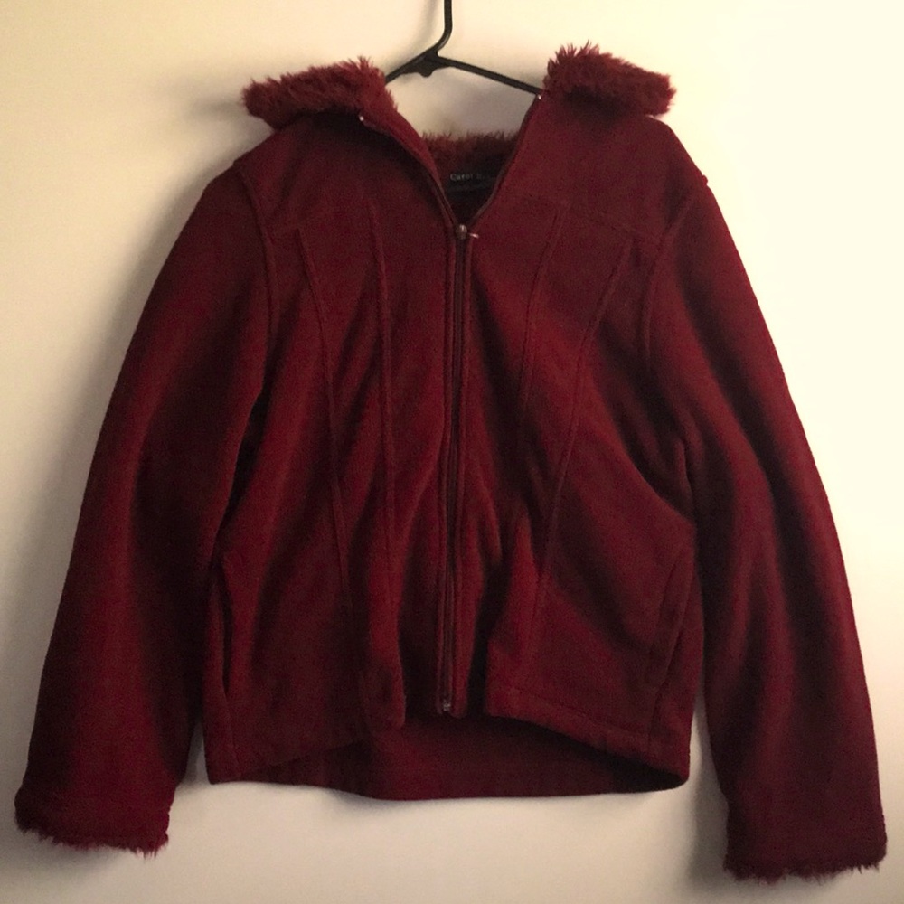 Carol Rose Red Winter Jacket